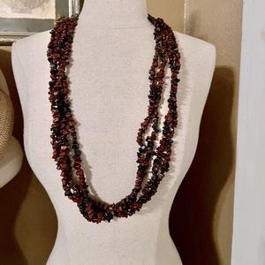 Vintage Eye tiger necklace